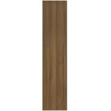 Ormarić za knjige / pregrada smeđi hrast 60x30x135 cm drveni | shoptok.hr