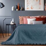 AmeliaHome Prekrivač Tilia 260x280 cm, morsko plava | shoptok.hr