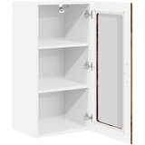  Zidni stakleni ormarić Staro drvo 40 x 31 x 80 cm | shoptok.hr
