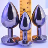 Playboy - analni dildo set - 3 dijela (srebrni) | shoptok.hr