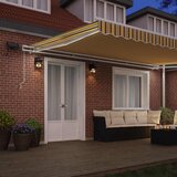  Skrovita tenda Šareni 500 × 300 cm Tkanina i čelik | shoptok.hr