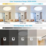 OPPEARL 30 cm RGB LED stropna luč | Shoptok.si