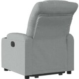  Naslonjač na podizanje od tkanine svjetlosivi | shoptok.hr