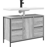 Ormarić za Lavabo - Umivaonik s ladicama siva sonoma 90x34 5x60 cm | shoptok.hr