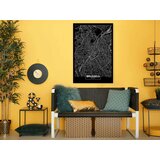  Slika - Dark Map of Brussels (1 Part) Vertical 40x60 | shoptok.hr