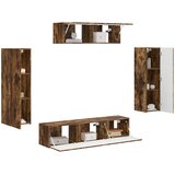 TV ormar 5 pcs Dimljeni hrast | shoptok.hr