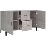  Komoda siva boja betona 100x36x60 cm od konstruiranog drva | shoptok.hr