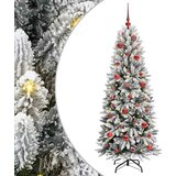 vidaXL Umjetno božićno drvce s stalakom Bijelo 63 x 63 x 150 cm | shoptok.hr