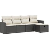  The Living Store Vrtna sedežna garnitura 5-delna z blazinami črn poli ratan - Vrtna Sedežna Garniture, (21453198) | Shoptok.si