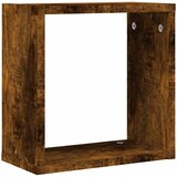  Zidne kockaste police 2 kom dimljeni hrast 30x15x30 cm | Eponuda.com