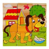 Lesene kocke za otroke z motivi živali | Shoptok.si