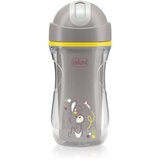 Chicco Sport Cup 14m+ skodelica s slamico Grey 266 ml | Shoptok.si