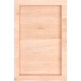 vidaXL Zidna polica 40 x 60 x (2 - 6) cm neobrađena masivna hrastovina | shoptok.hr