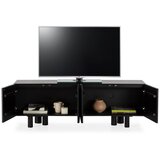 MOME Črna TV omarica iz masivnega manga 160x55x40 cm Tamira – | Shoptok.si