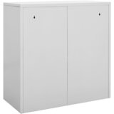  Ormarići s ključem 2 kom svjetlosivi 90 x 45 x 92,5 cm čelični | shoptok.hr