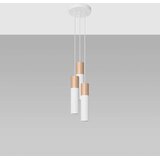  Sollux SL.1013 - Luster na sajli PABLO 3xGU10/40W/230V bela | Eponuda.com
