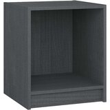 vidaXL Nočna omarica 2 kosa siva 35,5x33,5x41,5 cm trdna borovina | Shoptok.si