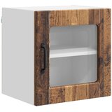  Zidni stakleni ormarić Staro drvo 40 x 31 x 40 cm | shoptok.hr