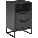 MID.YOU NOČNA OMARICA, antracit, črna | Shoptok.si