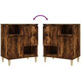  Komoda boja dimljenog hrasta 60 x 35 x 70 cm konstruirano drvo | shoptok.hr