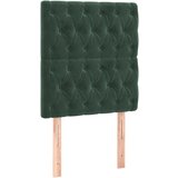  The Living Store Posteljno vzglavje 2 kosa temno zeleno 80x7x78/88 cm žamet - Vzglavje, (21452166) | Shoptok.si