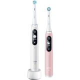 Oral-b iO6 DUO pametni uređaj za čišćenje za zube White & Pink Sand 2 kom | shoptok.hr