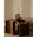 Kave Home Stranska mizica v orehovem dekorju 40x55 cm Litto – | Shoptok.si
