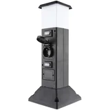 PG05 - Spoljašnja lampa sa 2 utičnice 1xE14/15W/230V IP44 crna