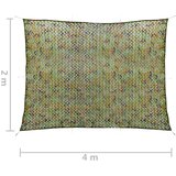  Kamuflažna mreža s torbom za pohranu 2 x 4 m zelena | shoptok.hr