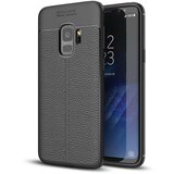 Cadorabo Case, združljiv s Samsungom v Deep Black - zaščitni pokrov iz silikona TPU z plemenito imitacijsko usnjeno uporabo, (20586313) Cene