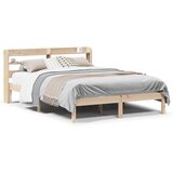 Maison Chic posteljni okvir - dvoposteljna postelja - zakonska postelja brez vzmetnice 120x200 cm trdna borovina-J10559, (21762526) | Shoptok.si