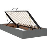  s madracem i skladištem Tamnosiva 90 x 200 cm Baršun | shoptok.hr