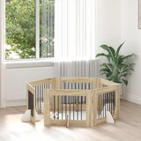  Vrata za pse s postoljem 6 pcs Hrast sonoma 80 x 60 cm Cijene
