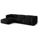 Micadoni Crna kutna garnitura (s lijevim kutom) Martina – Home | shoptok.hr