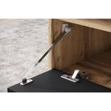 Livetastic Klubska Miza Nairobi-ii, Barva Hrasta, Črna | Shoptok.si