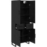  Highboard 2 kom. Crni hrast 69,5 x 34 x 180 cm | shoptok.hr