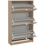 Tvilum Preklopna omarica za čevlje v hrastovem dekorju v naravni barvi 70x124x24 cm Shoes – | Shoptok.si