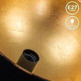  b.k. licht 1322 - plafonsko svetlo 1xE27/60W/230V crna/zlatna | Eponuda.com
