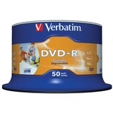 Verbatim DVD-R Disk 4,7 GB, 16x, printable 50kom | shoptok.hr