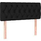 vidaXL box spring postelja z vzmetnico črn 120x200 cm blago, (20727332) | Shoptok.si