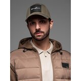 Ombre Men's baseball cap with visor and large patch - khaki | Eponuda.ba