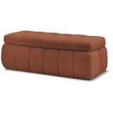 Bobochic Paris Opečnato oranžna klop iz tkanine bouclé Mont Blanc – | Shoptok.si