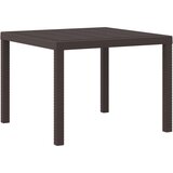  Vrtna jedilna garnitura 3-delna Temno rjava Polipropilenska smola, (22089779) | Shoptok.si