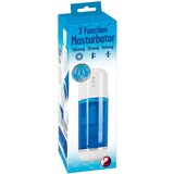 You2Toys - baterijski, rotirajući, vibrirajući masturbator (plavo-bijeli) | shoptok.hr