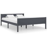  Za krevet od masivne borovine sivi 120 x 200 cm | shoptok.hr