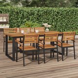vidaXL Vrtni stol s U-nogama 200 x 90 x 75 cm od masivnog drva bagrema Cijene