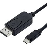 Roline USB-C priključni kabel 2.00 m 11.04.5846 crna [1x muški konektor USB-C™ - 1x muški konektor displayport] Cijene