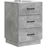  Noćni ormar Betonska siva 43 x 41 x 63,5 cm Konstruirano drvo | shoptok.hr