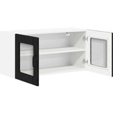 vidaXL Stenska kuhinjska omarica Črna Orehovina 80 x 31 x 40 cm | Shoptok.si