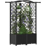  Povišeni krevet s mrežom i krovom Crna 122 x 40 x 141 cm PP | Eponuda.com